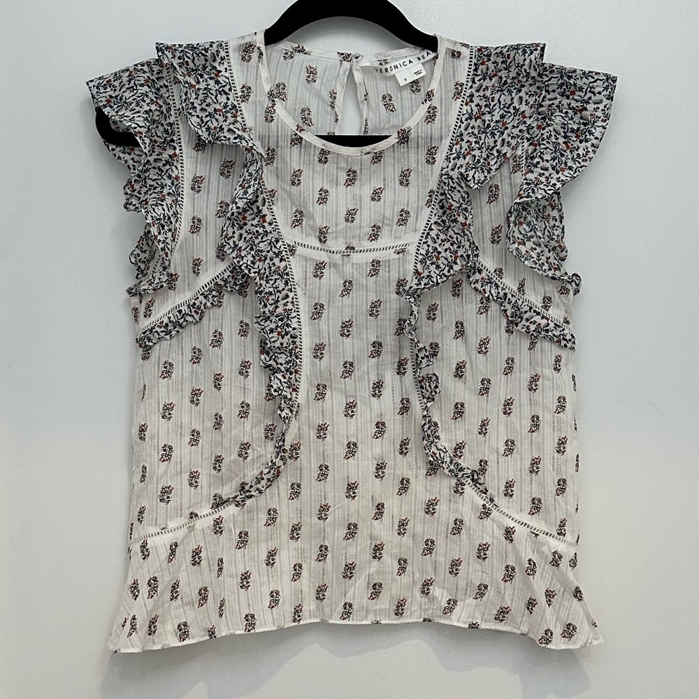 Veronica Beard Boho Flutter Tank - image 1